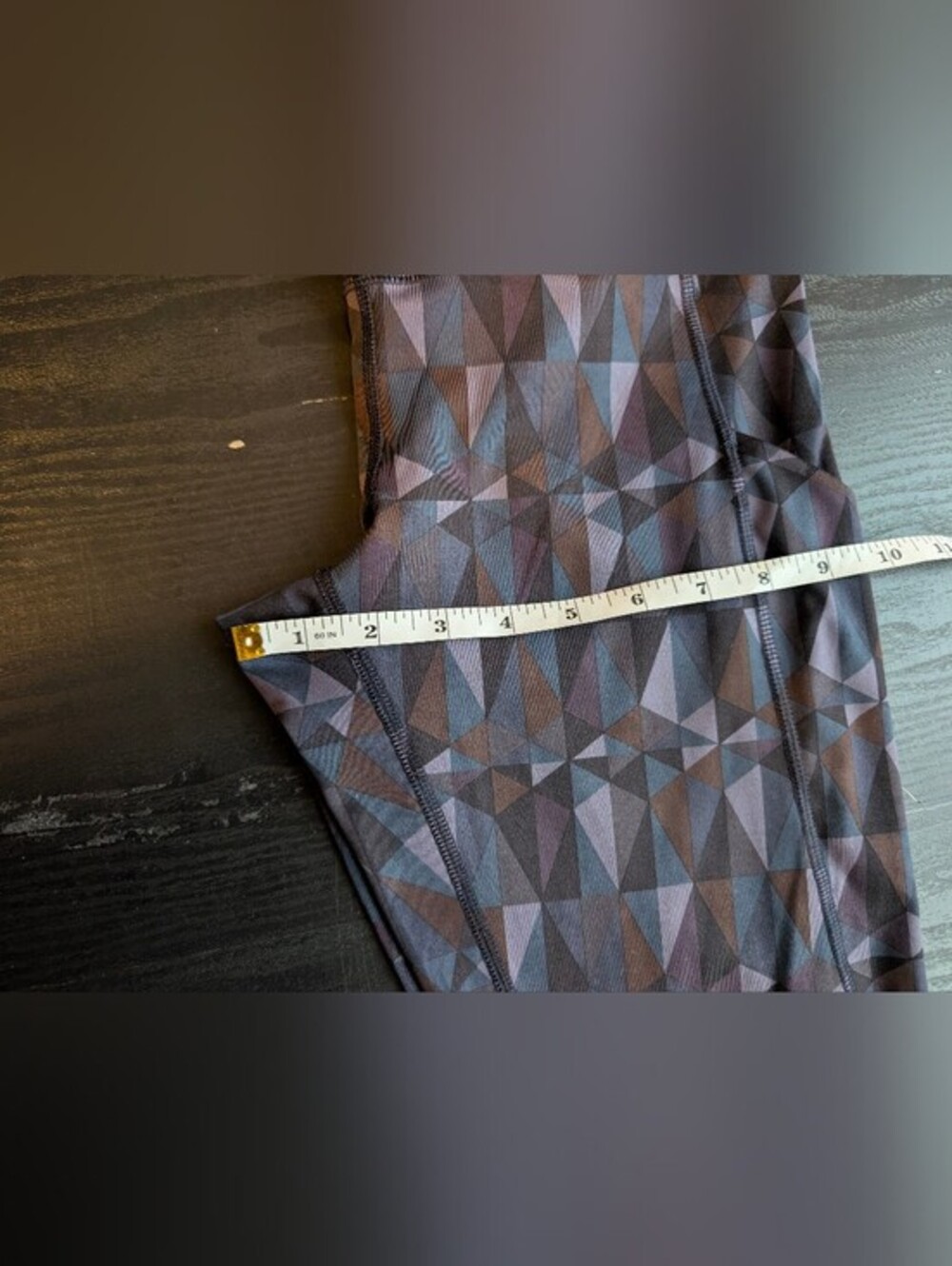 Lululemon Speed Tight II Stained Glass Love Nightfall Legging Sz 6 Side Pockets - Picture 14 of 15